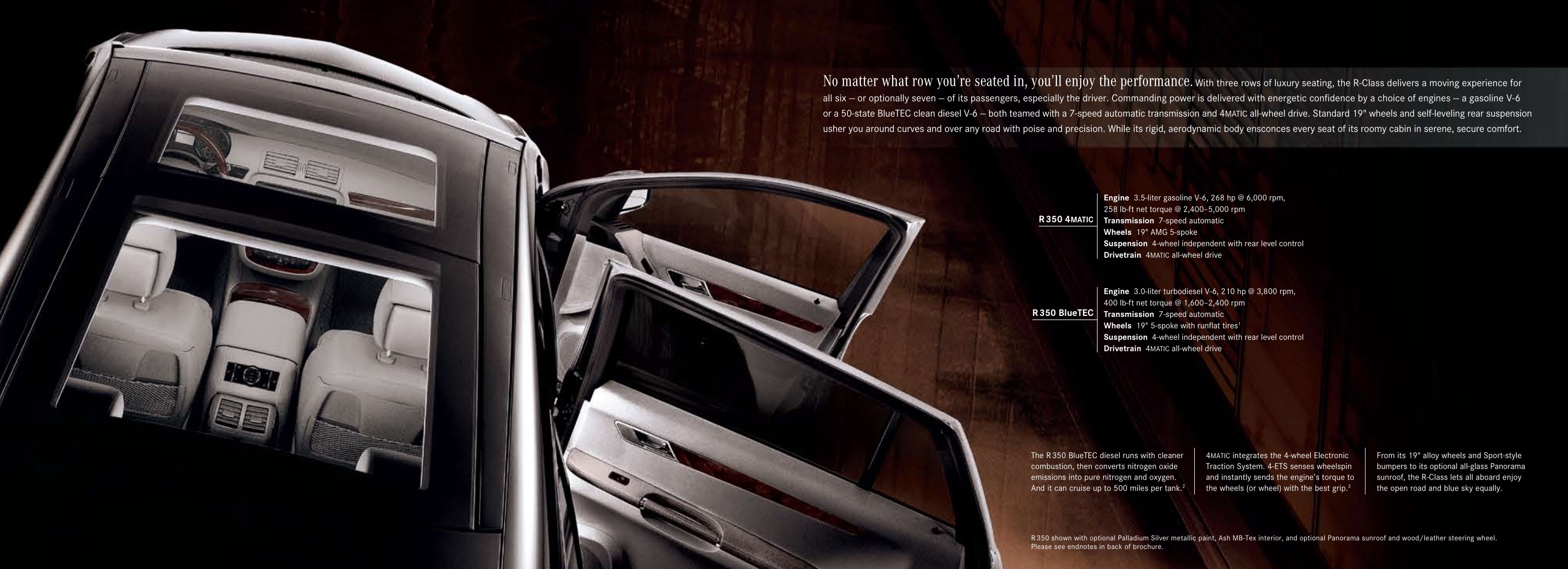 2010 Mercedes-Benz R-Class Brochure Page 2
